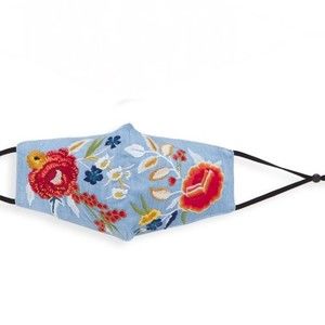 Johnny Was Embroidered face mask